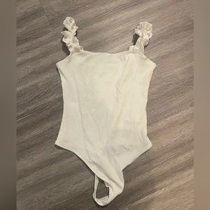 Sunday best firecracker white bodysuit